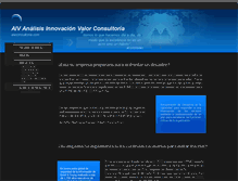 Tablet Screenshot of aivconsultoria.com